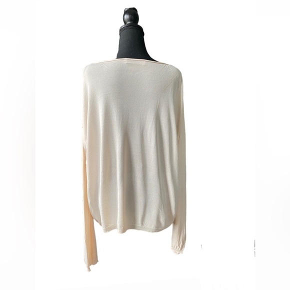 Zara Women's Muted Pink Sweater Scoop Neck Size S - Picture 2 of 3